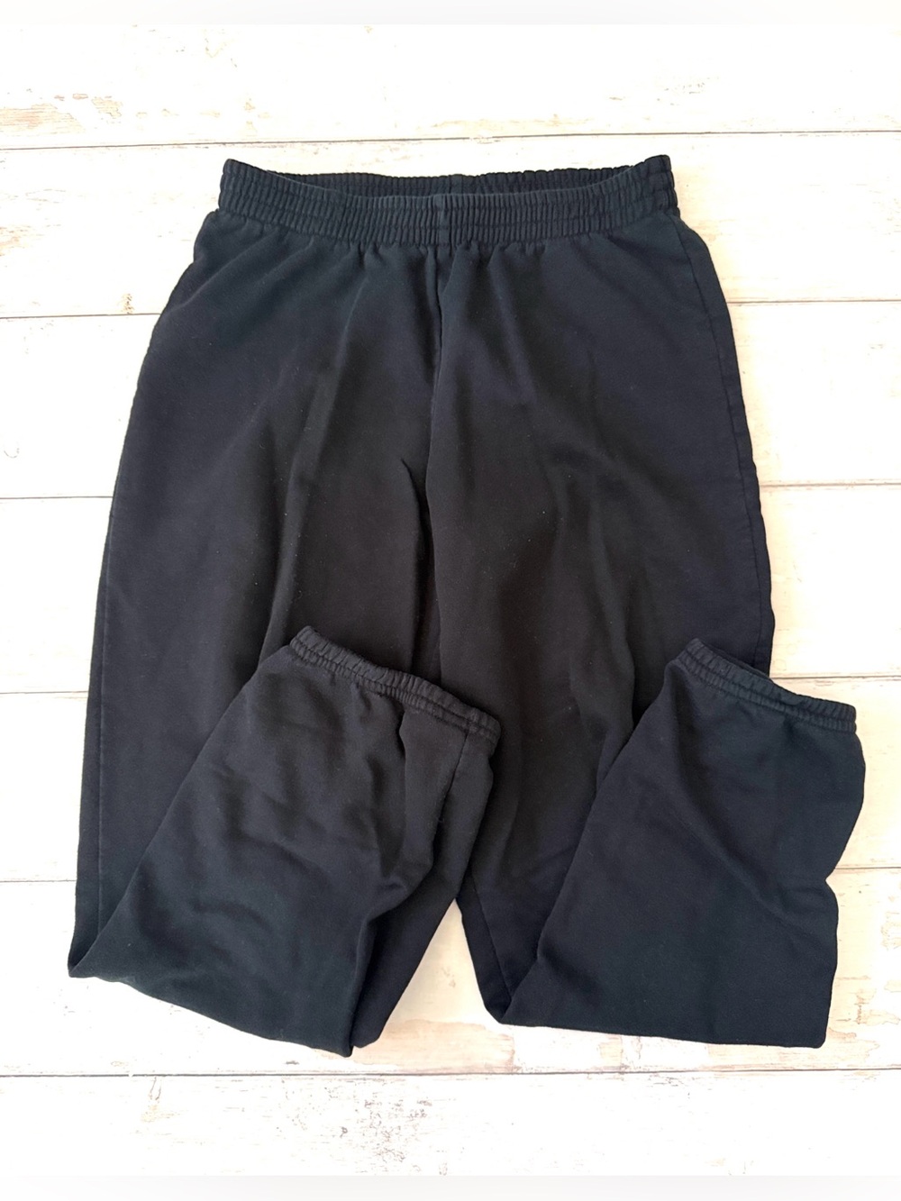 Unisex Kids Size 8-10 Black Joggers Sweatpants Sweats Boys Pants Size 8 10